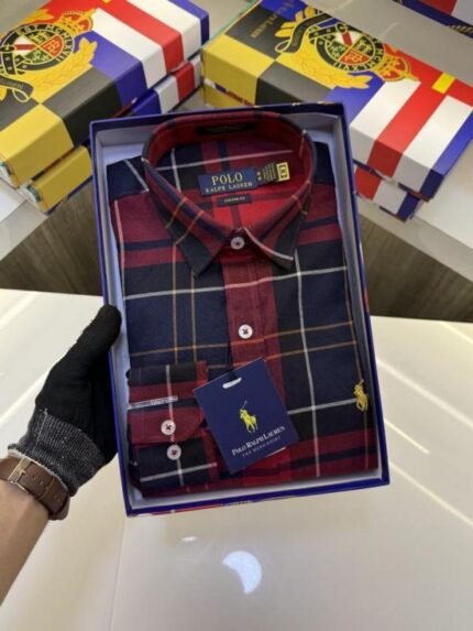 Ralph Lauren Checks Logo Shirt With Brand Box Price in India - Style 4 - Buy at Bootery - Image 2