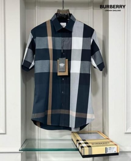 Buy Burberry Checks Half Sleeve Store Article Shirt With Original Box Online in India - Style 1 - Bootery