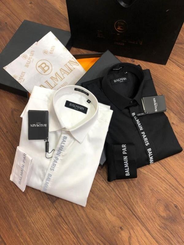 Buy Balmain Paris Premium Shirt With Box Carry Bag Online in India - Bootery - Image 6