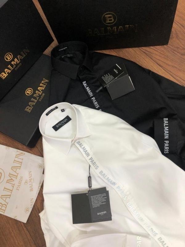 Buy Balmain Paris Premium Shirt With Box Carry Bag Online in India - Bootery - Image 5