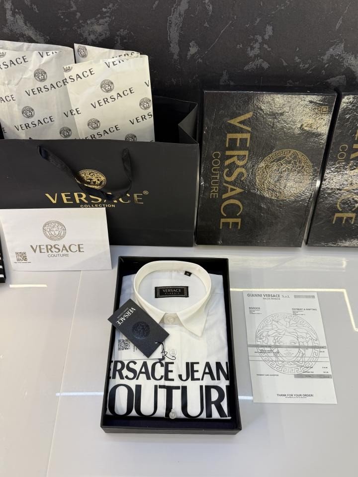 Versace Versac E Store Article Shirt With Original Box Packing - Best Price Online - Bootery - Image 4