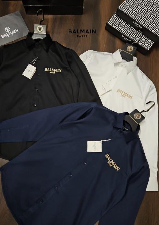 Balmain Paris Shirt With Original Box Carry Bag - Best Price Online - Style 2 - Bootery - Image 4