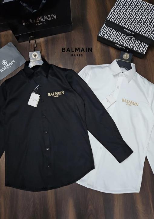 Buy Balmain Paris Shirt With Original Box Carry Bag Online in India - Style 3 - Bootery - Image 4