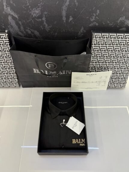 Buy Balmain Paris Shirt With Original Box Carry Bag Online in India - Style 3 - Bootery