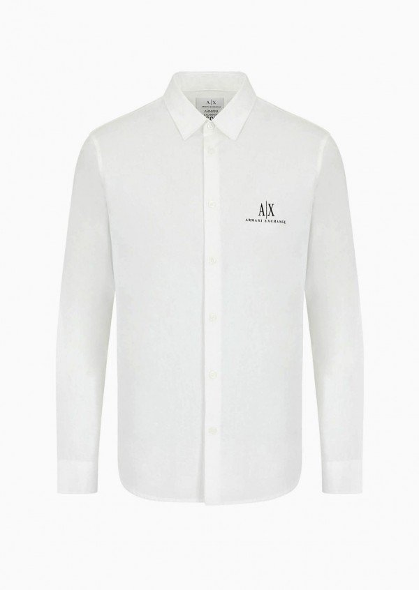 Armani Exchange Current Store Article Shirt With Box Packing White - - Image 3