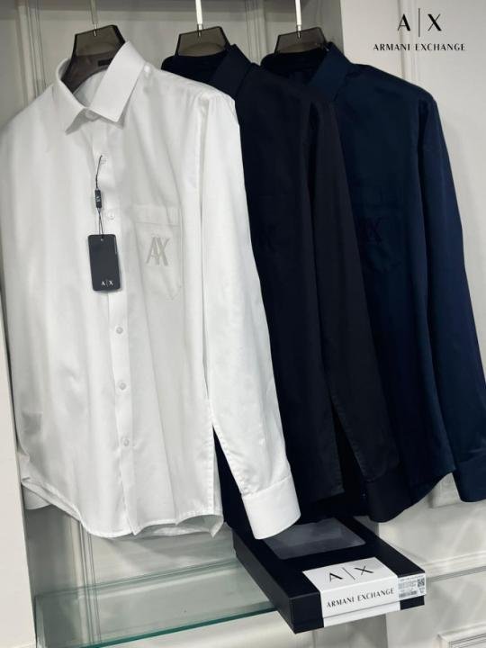 Armani Exchange Official Store Article Shirt With Box - Image 3