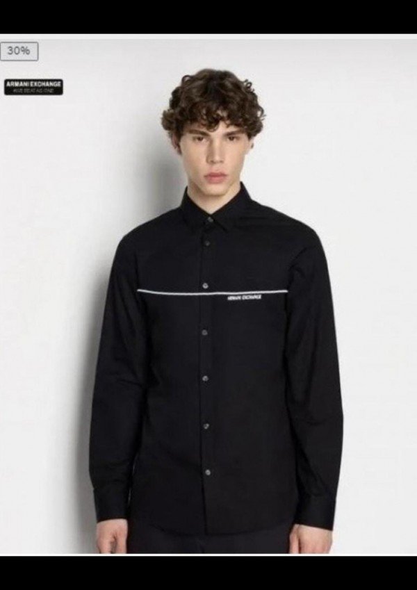 Buy Armani Exchange Reflective Premium Shirt With Box Packing Black Ax871 Online in India - Bootery - Image 5