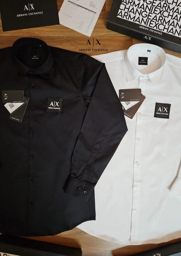 Armani Exchange Current Store Article Shirt With Box Packing - Image 4