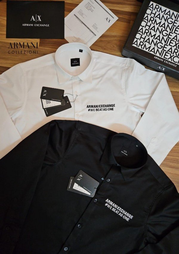 Armani Exchange Arman.i Exchange Current Store Article Shirt With Original Packing White - Image 3