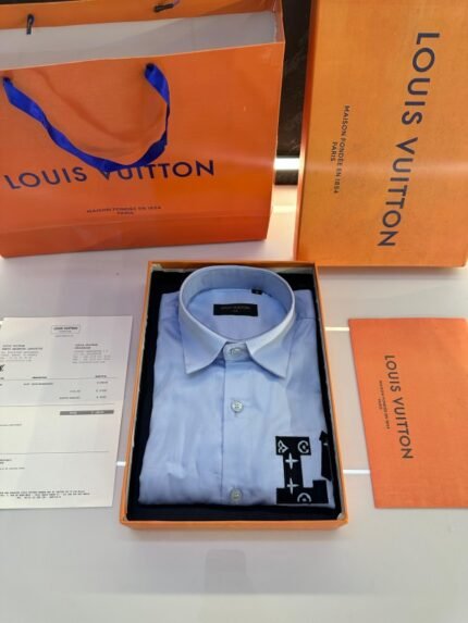 Louis Vuitton Louis Vuitto N Store Article Shirt With Og Box Packing Blue - Best Price Online - Bootery