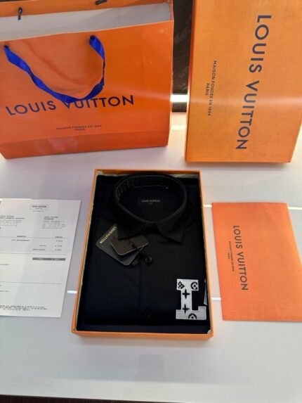 Buy Louis Vuitton Louis Vuitto N Store Article Shirt With Og Box Packing Black Online in India - Bootery