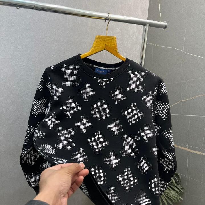 Louis Vuitton Black 03 Premium Sweatshirt 503 Price in India - Buy at Bootery - Image 3