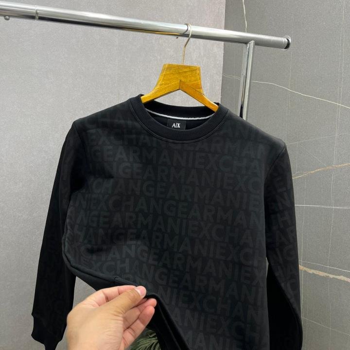Armani Exchange Ax Black 02 Premium Sweatshirt 493 - Best Price Online - Bootery - Image 4