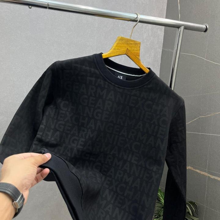 Armani Exchange Ax Black 02 Premium Sweatshirt 493 - Best Price Online - Bootery - Image 3