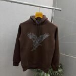 Buy Armani Exchange Ax Brown Premium Hoodie 504 Online in India - Bootery