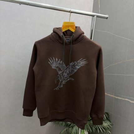 Buy Armani Exchange Ax Brown Premium Hoodie 504 Online in India - Bootery