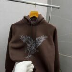 Buy Armani Exchange Ax Brown Premium Hoodie 504 Online in India - Bootery - Image 3