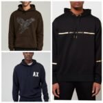 Buy Armani Exchange Ax Brown Premium Hoodie 504 Online in India - Bootery - Image 2