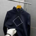 Armani Exchange Ax Navy Blue Premium Hoodie 504 Price in India - Buy at Bootery - Image 3