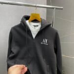 Armani Exchange Ax Dark Grey Premium Zipper Hoodie 502 - Best Price Online - Bootery - Image 2