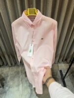 Buy Lacoste Babypink Pure Linen Shirts Online in India - Bootery - Image 2