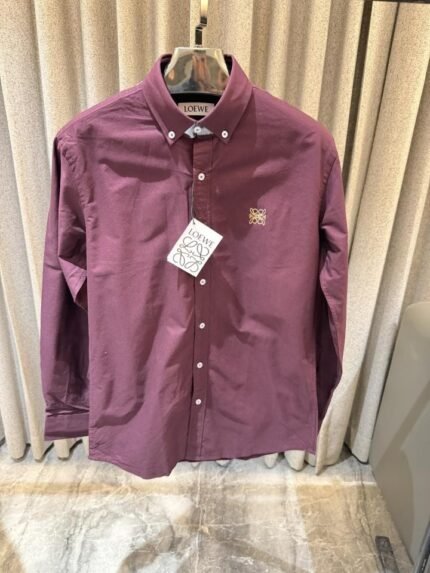 Loewe Maroon Premium Oxford Shirt - Best Price Online - Bootery