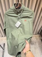 Loewe Green Premium Oxford Shirt - Best Price Online - Bootery - Image 2