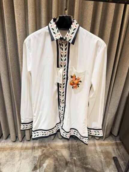 Buy Casablanca White Back Printed Imported Shirts Online in India - Bootery