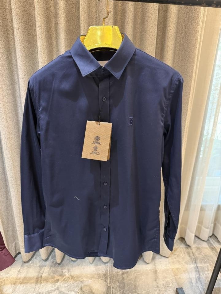 Burberry Navyblue Shirt Store Article - Best Price Online - Bootery - Image 3