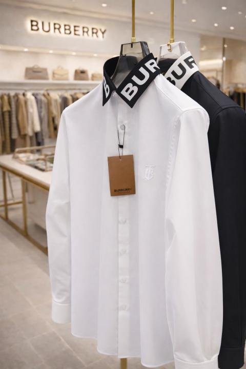 Burberry White Brand Collar Shirt With Box Price in India - Buy at Bootery - Image 4