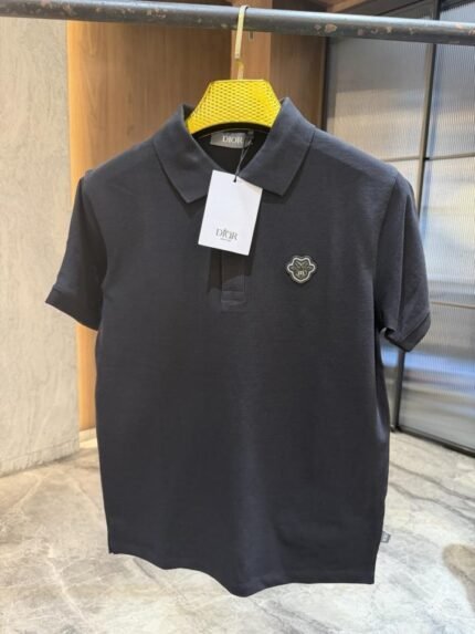 Dior Black Premium Black Logo Polo T-Shirt Store Article - Best Price Online - Bootery