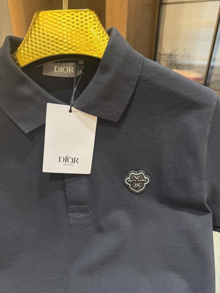 Dior Black Premium Black Logo Polo T-Shirt Store Article - Best Price Online - Bootery - Image 3