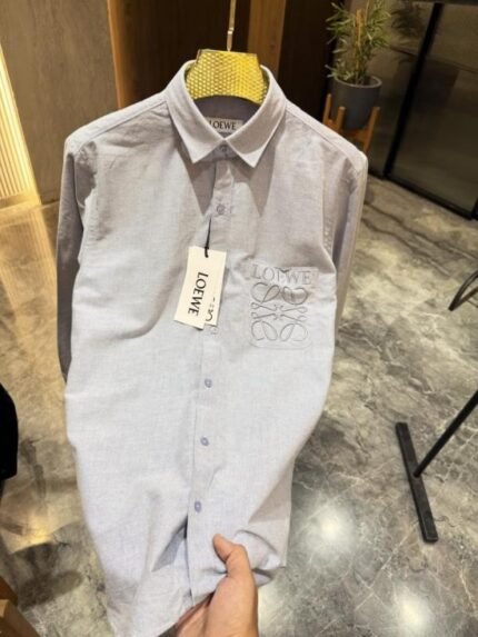 Loewe Skyblue One Side Brand Pocket Shirt - Best Price Online - Bootery