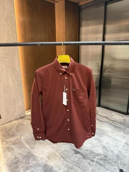 Lacoste Dark Brown Super Soft Cotton Shirt - Best Price Online - Bootery