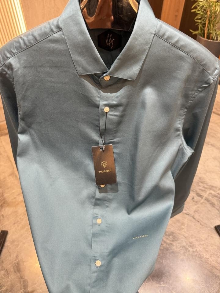 Buy Rare Rabit Green Premium Giza Cotton Shirts Online in India - Bootery - Image 2