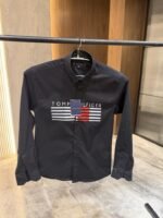 Buy Tommy Hilfiger Tommy Hilfigher Black Premium Oxford Shirt Online in India - Bootery