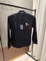 Tommy Hilfigher Black Back Print Shirt Price in India - Buy at Bootery