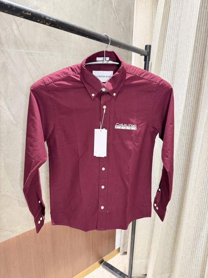 Buy Calvin Klein Maroon Shirt Online in India - Bootery