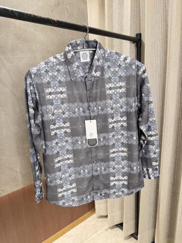 Buy Chrome Hearts Full Printed Shirt Heavy Cotton Fabric Online in India - Style 1 - Bootery - Image 3