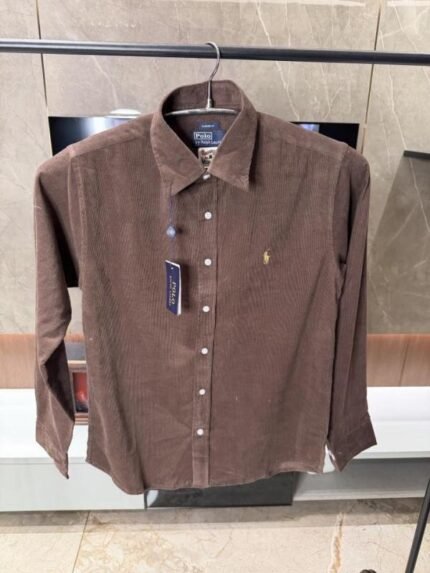 Ralph Lauren Brown Cod Roy Fabric Imported Shirt - Best Price Online - Bootery