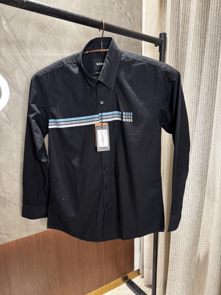 Boss Hugo Boss Black Premium Oxford Cotton Shirt - Best Price Online - Style 3 - Bootery