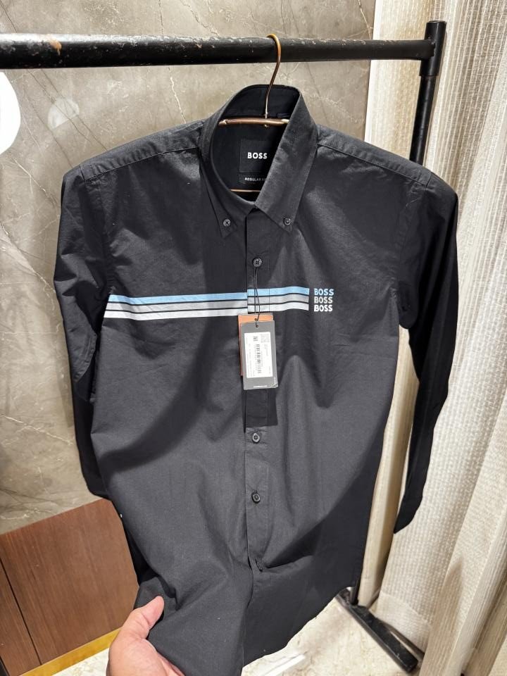 Boss Hugo Boss Black Premium Oxford Cotton Shirt - Best Price Online - Style 3 - Bootery - Image 2