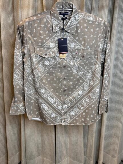 Tommy Hilfiger Brown Printed Premium Shirt - Best Price Online - Bootery