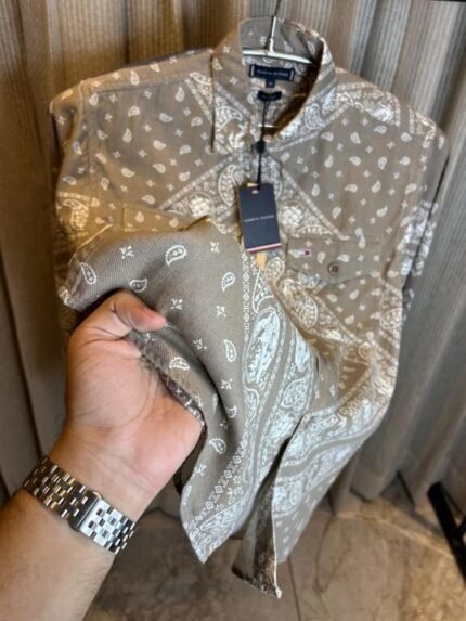 Tommy Hilfiger Brown Printed Premium Shirt - Best Price Online - Bootery - Image 2