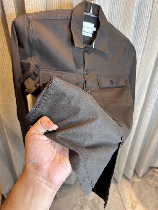 Buy Calvin Klein Brown Double Pocket Premium Shirt Online in India - Bootery - Image 3
