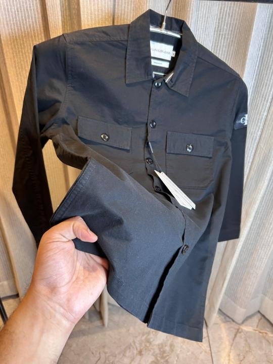Calvin Klein Black Double Pocket Premium Shirt - Best Price Online - Bootery - Image 3