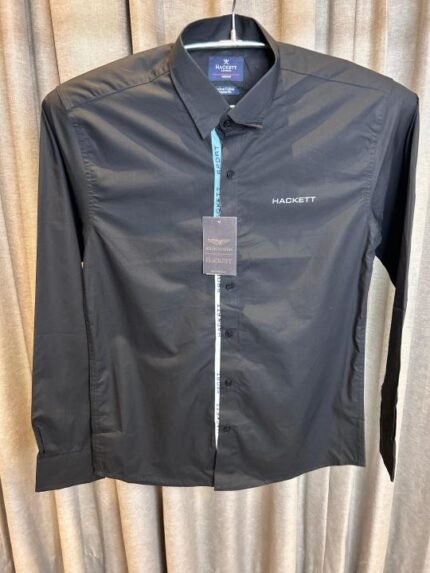 Hackett Black Sport Premium Cotton Shirt Price in India - Buy at Bootery