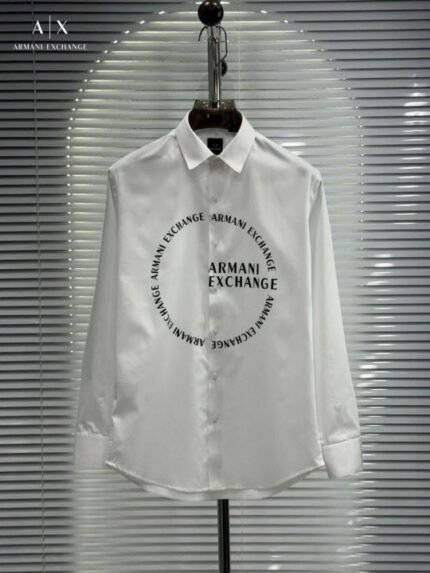 Armani Exchange White Front Printed Premium With Box Price in India - Buy at Bootery - Image 2