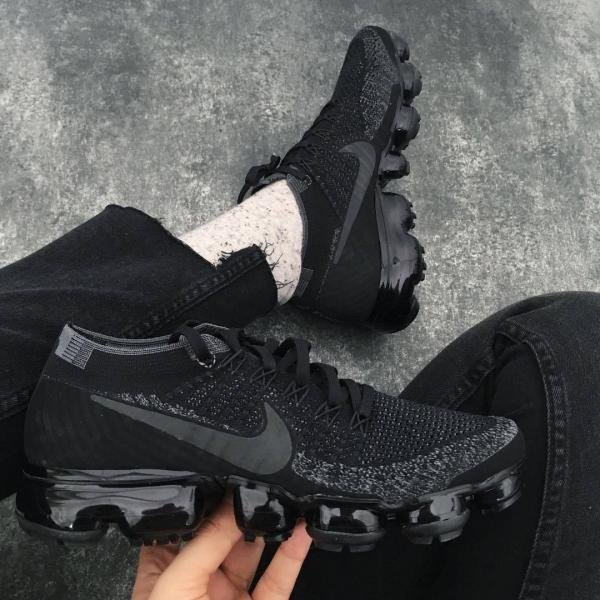 Buy Nike Air VaporMax Flyknit Black Shoes Online in India - Bootery - Image 5