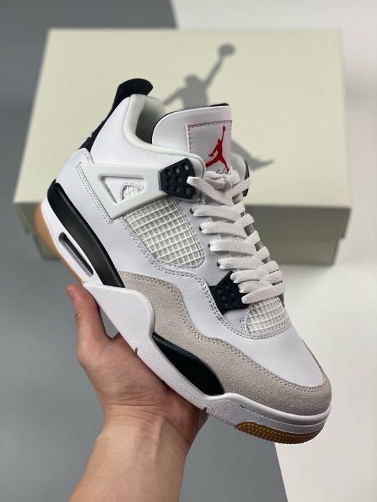 Jordan Nike Air Jordan 4 SB White Black Semi UA Shoes Price in India - Buy at Bootery - Image 10